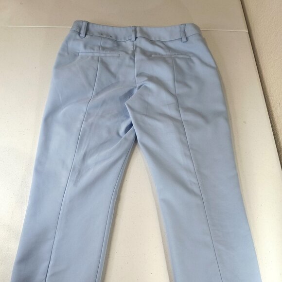 Express Columnist Ankle Low Rise Size 00 Short Light Blue Stretch Pants - Picture 6 of 9